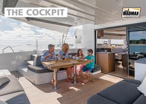 Madmax courses - catamaran outdoor cockpit
