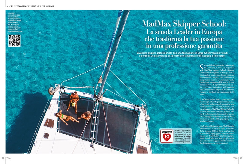 Articolo di VELA sul corso Skipper MadMax